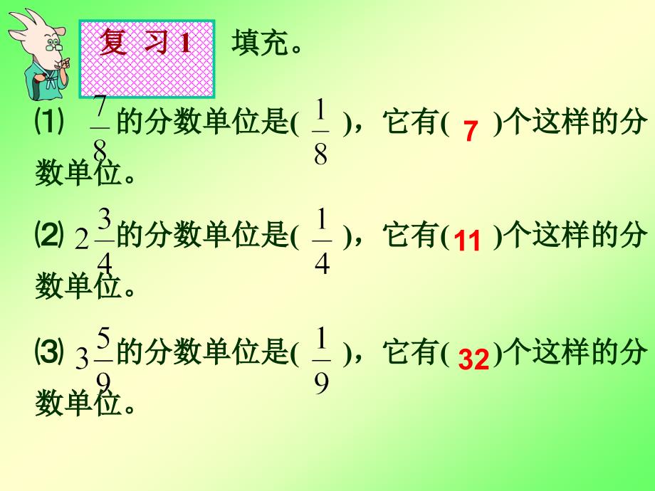 冀教版四年下分数的约分课件之一_第3页