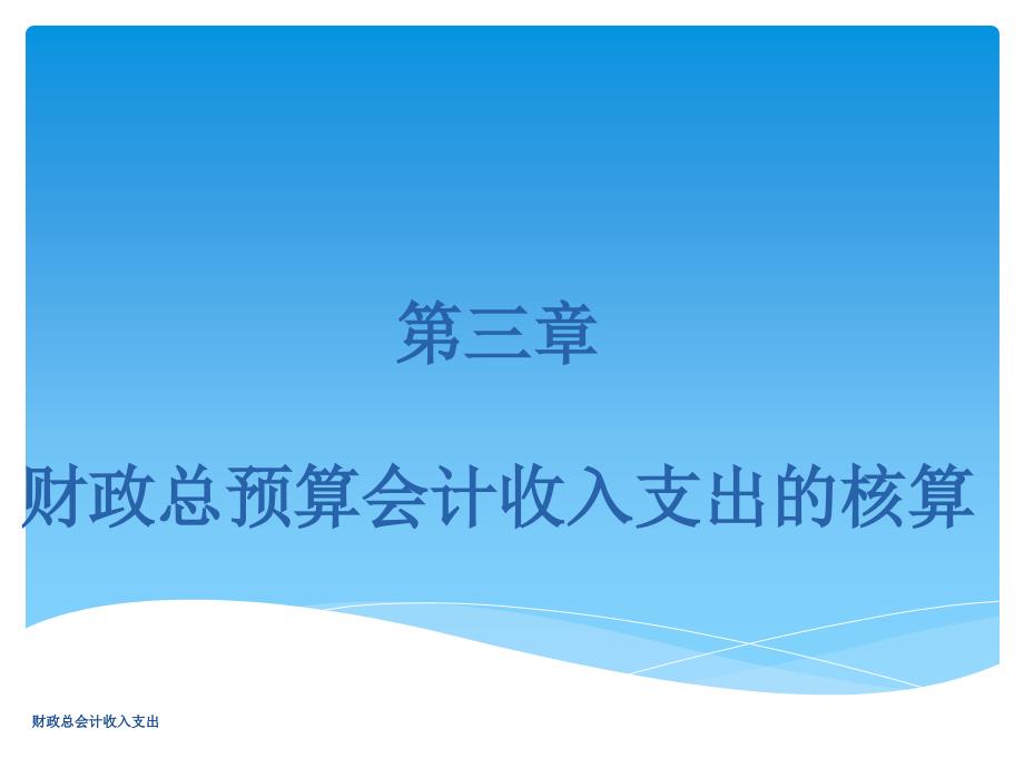 财政总会计收入支出课件_第1页