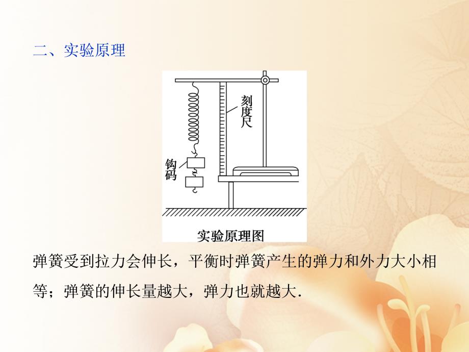 （新课标）2018年高考物理一轮复习 第二章 相互作用 实验二 探究弹力和弹簧伸长的关系课件_第3页