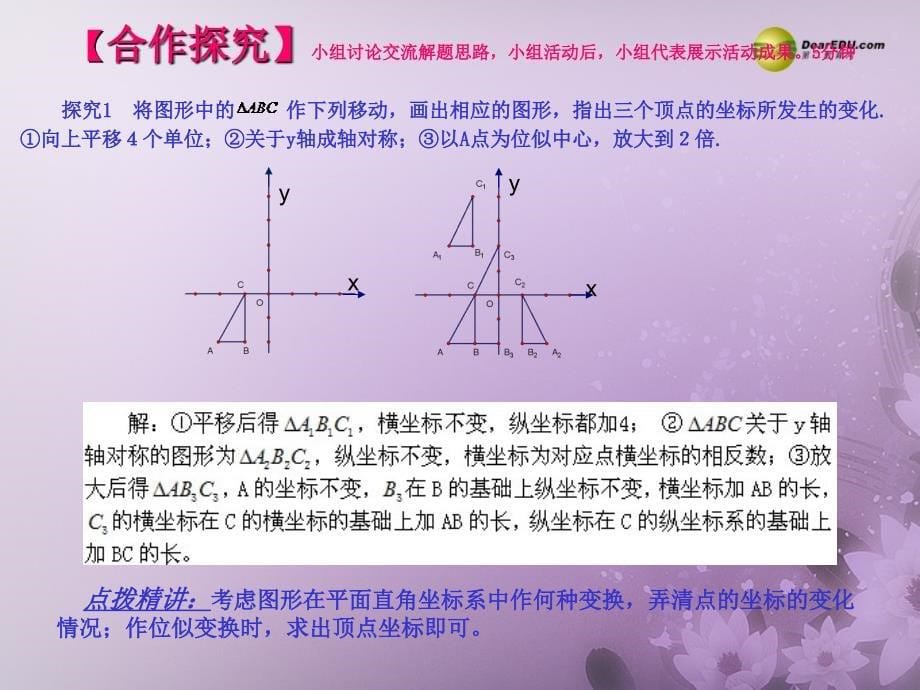 【聚焦课堂】九年级数学下册273位似（预习导学+合作探究+跟踪练习）同步教学课件（2）新人教版_第5页