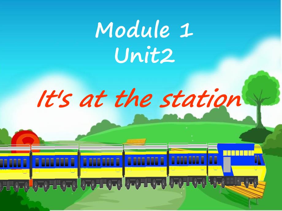 外研版英语三年级起点第三册M1U2It’s_at_the_station课件_第1页