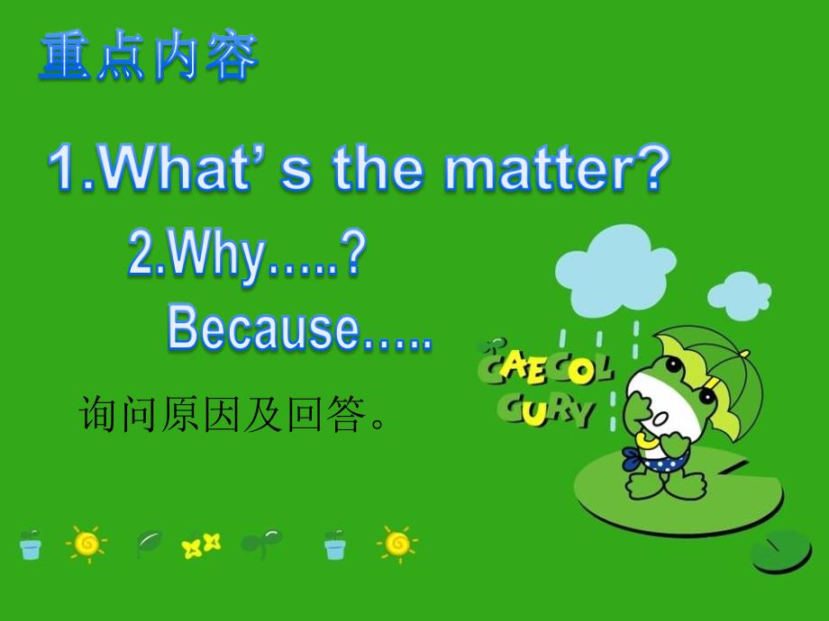 六年级英语下册 Module 8 Unit 2《Why are you wearing a hat》课件2 （新版）外研版（三起）_第2页