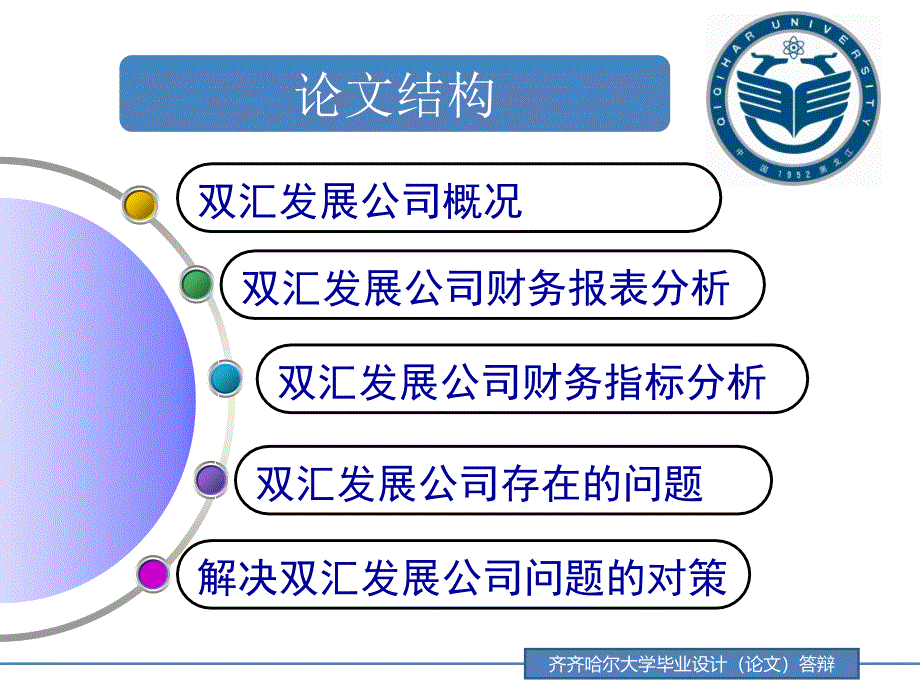 财务报表毕业论文答辩ppt_第3页