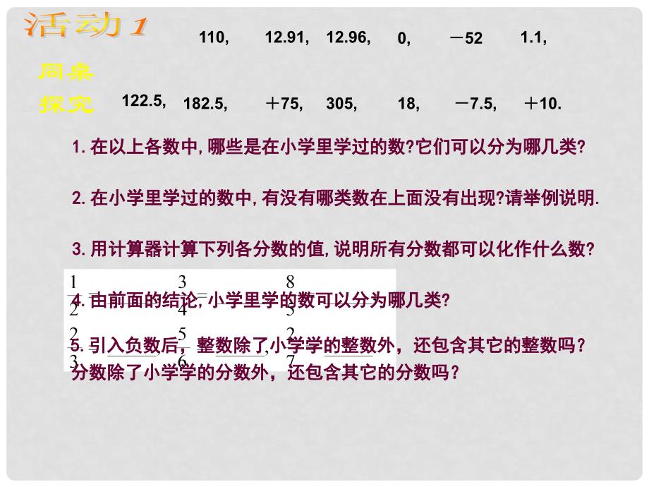 七年级数学上册 1.2.1 有理数教学课件 （新版）新人教版_第3页