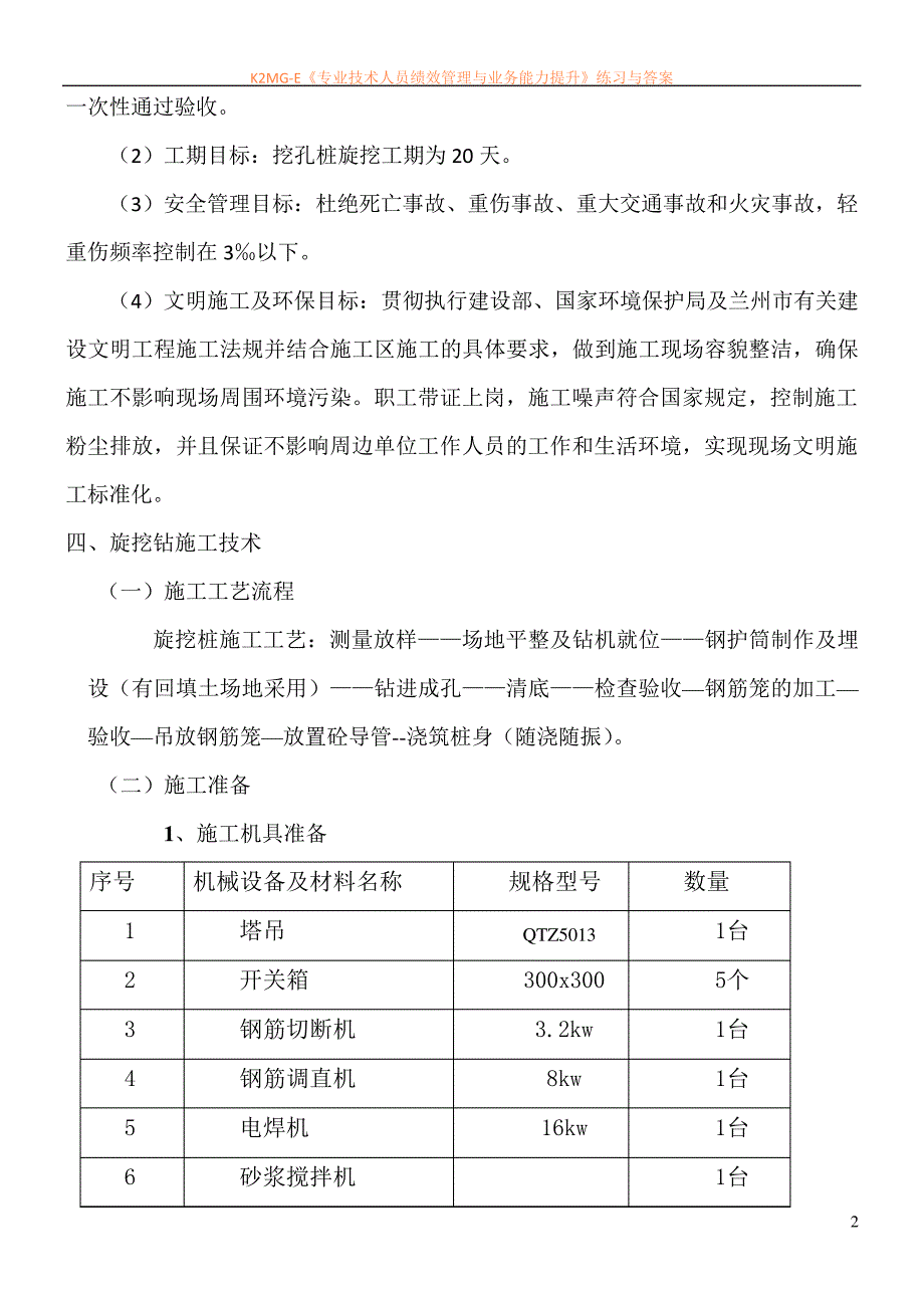 旋挖桩施工方案g_第2页