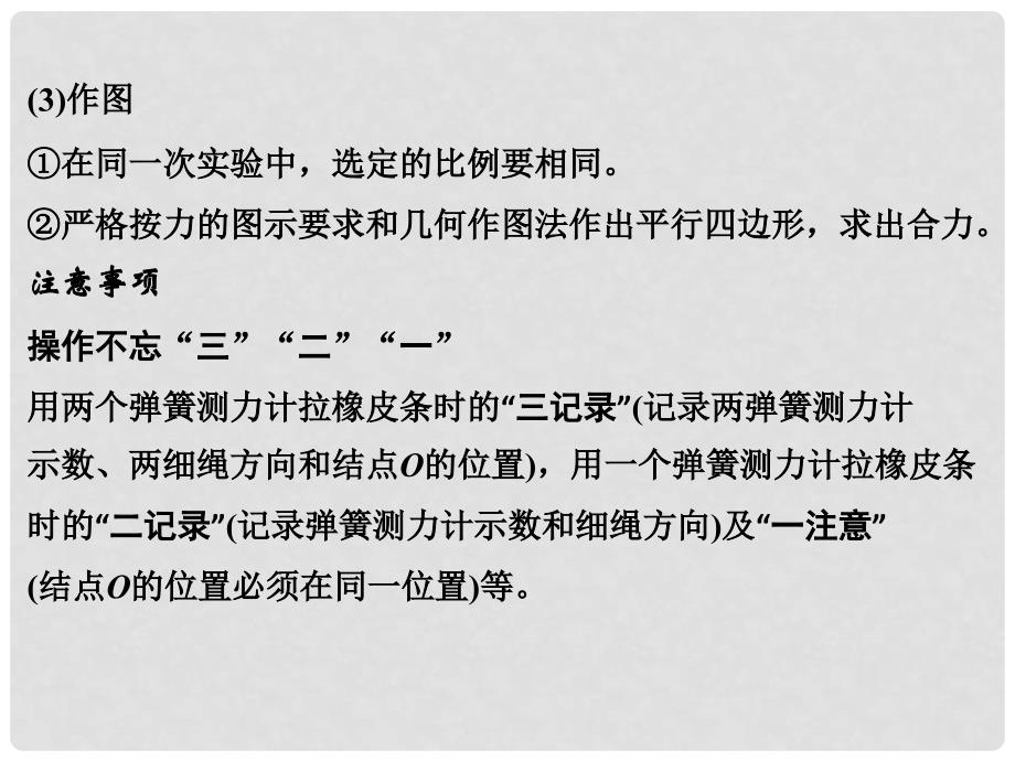 高考物理一轮复习 第2章 相互作用 实验二 验证力的平行四边形定则课件_第4页