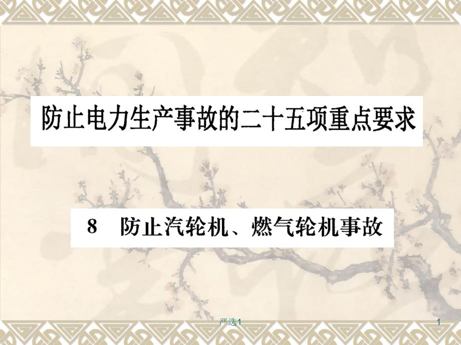 新25项反措-防止汽轮机事故【稻谷书苑】_第1页