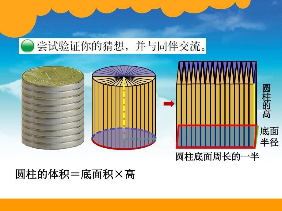 【北师大版】数学六年级下册：1.3圆柱的体积ppt课件3_第5页