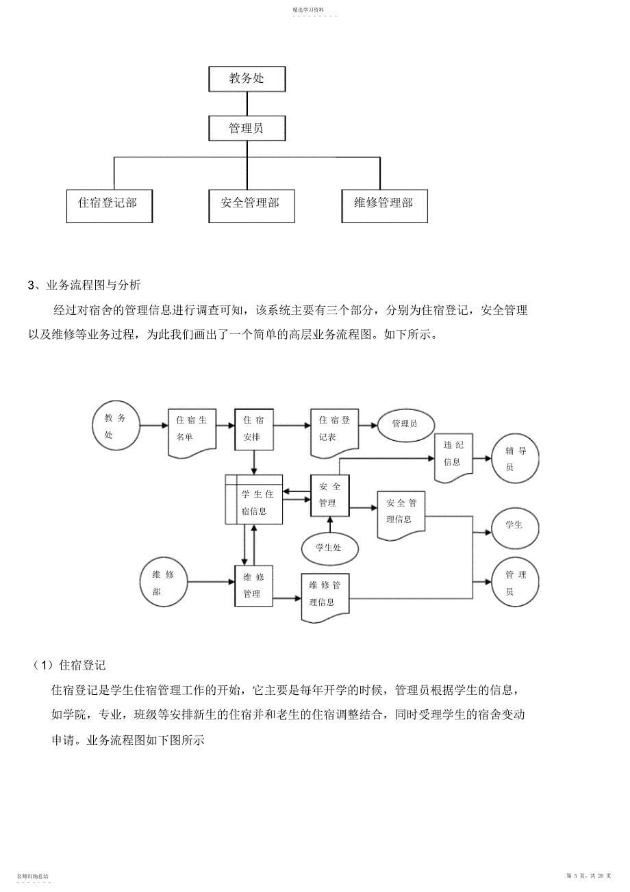 2022年管理信息系统宿舍课程方案设计书_第5页