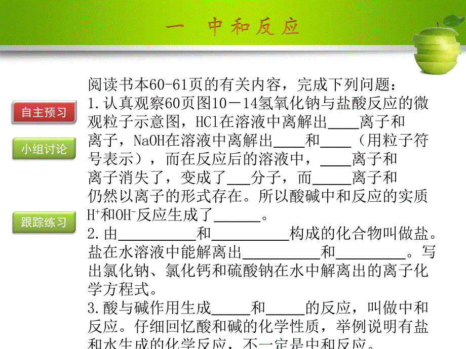 九年级化学下册 第十单元 酸和碱 课题2 酸和碱的中和反应 第1课时 中和反应教学课件 （新版）新人教版_第4页