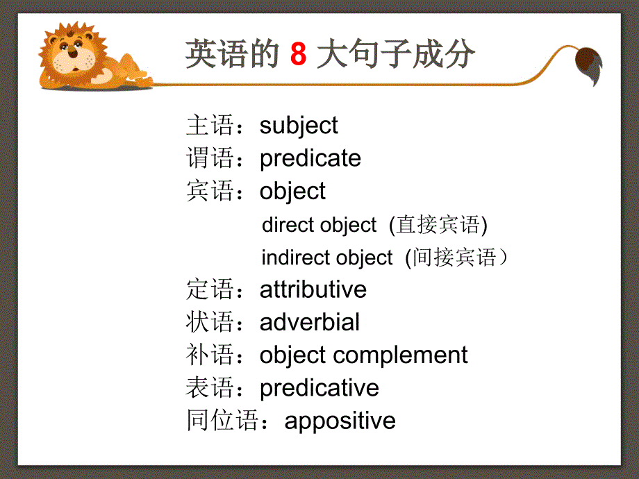 英语各句子成分ppt课件_第3页