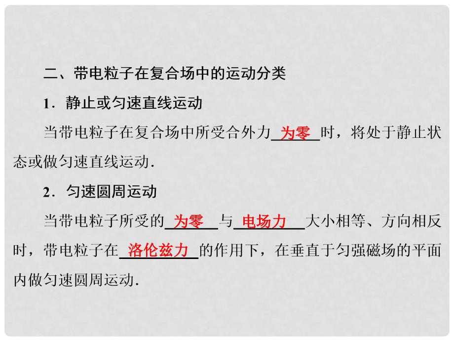 高考物理大一轮复习 第8章 磁场 第3节 带电粒子在复合场中的运动课件_第4页