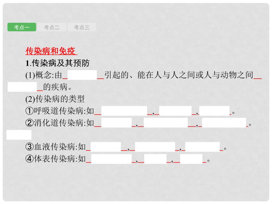 甘肃省中考生物总复习 第八单元 健康地生活课件_第3页