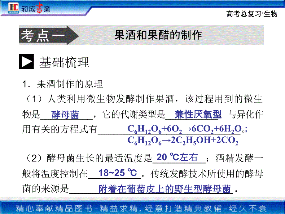 生物总复习选修1专题1_第4页