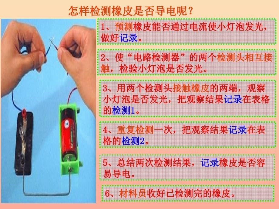 四年级科学下册 1 电 5 导体与绝缘体课件1 教科版.ppt_第5页