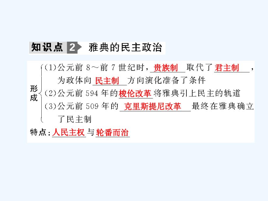 创新设计高三历史一轮复习第1课时古希腊的政治制度课件岳麓版必修1_第4页