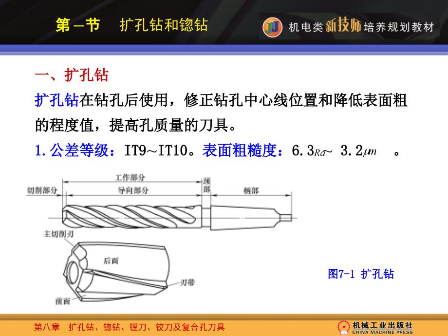 第八章-扩孔钻、锪钻、镗刀、铰刀分析课件_第3页