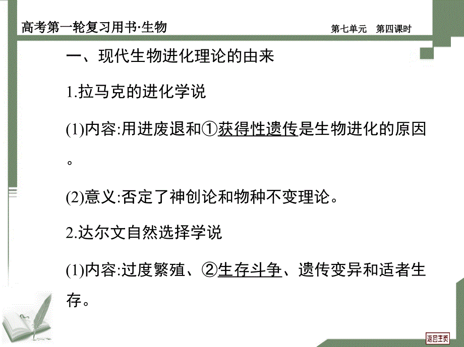 生物的变异、育种与进化第四课时_第2页