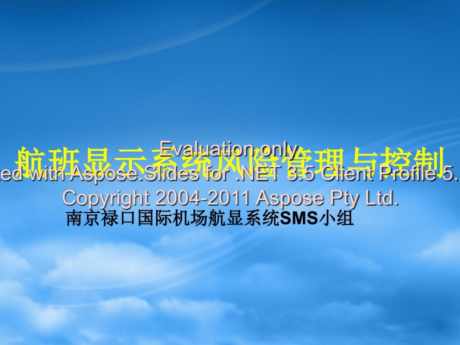 航班显示系统风管险理与控制终稿文档资料_第1页