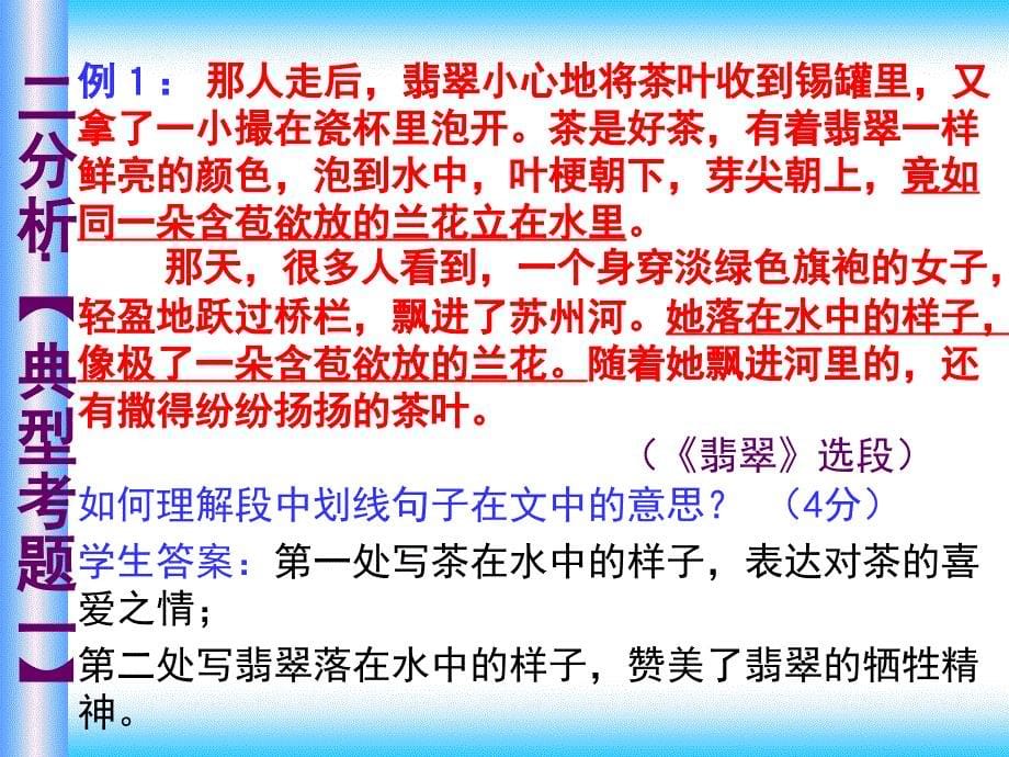 高考语文理解文中重要句子的含义PowerPoint演示文稿_第5页