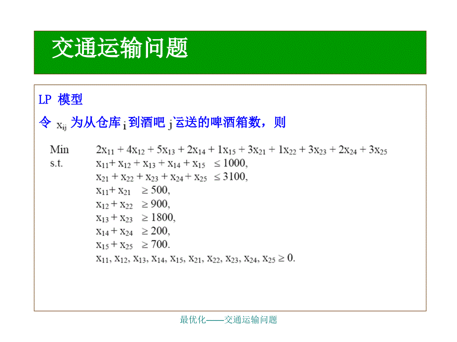 最优化——交通运输问题课件_第3页