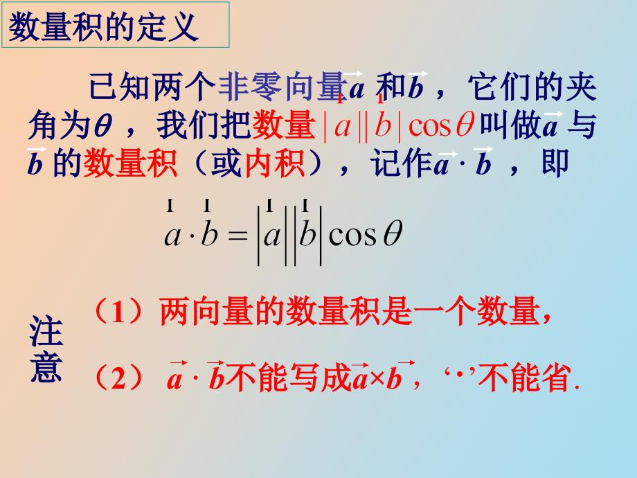 平面向量数量积的物理背景及几何意义_第4页