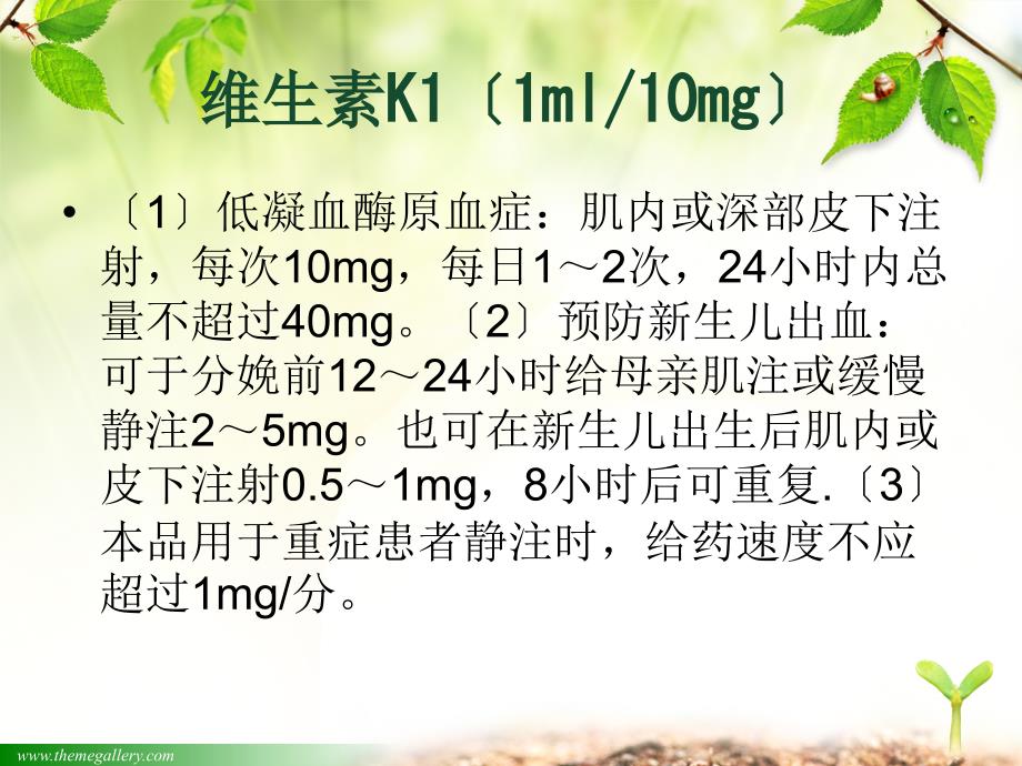 新生儿科常用药PPT课件_第2页