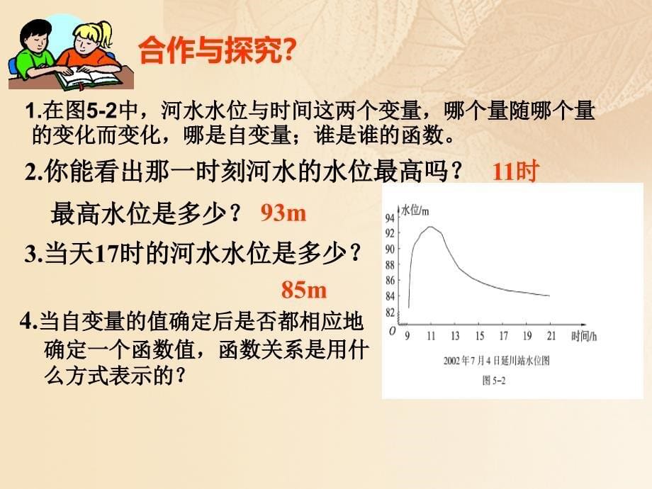 九年级数学下册5.1函数与它的表示法课件3新版青岛版_第5页