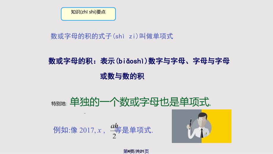 单项式教学实用教案_第4页