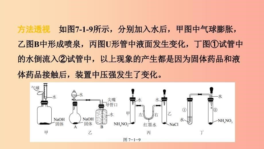 九年级化学下册 第七章 溶液 7.1 溶解与乳化 第2课时 乳化及溶解时的热现象同步课件 （新版）粤教版.ppt_第5页