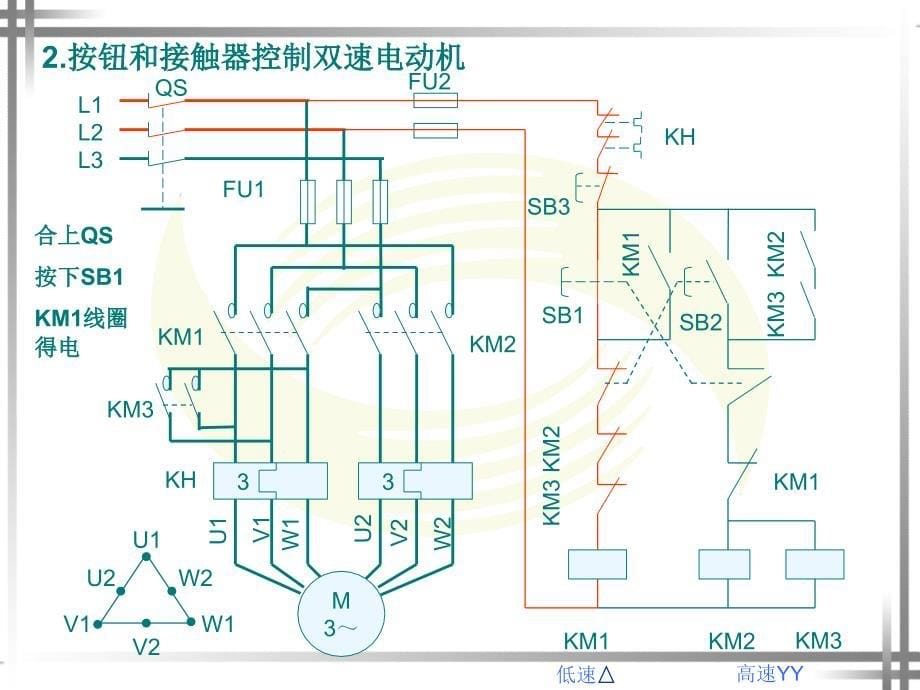 课题七--多速异步电动机的控制线路课件_第5页