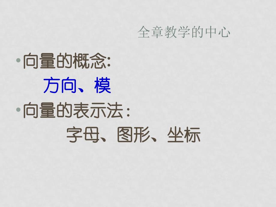 高三数学新课程培训资料《平面向量》教学建议课件_第4页