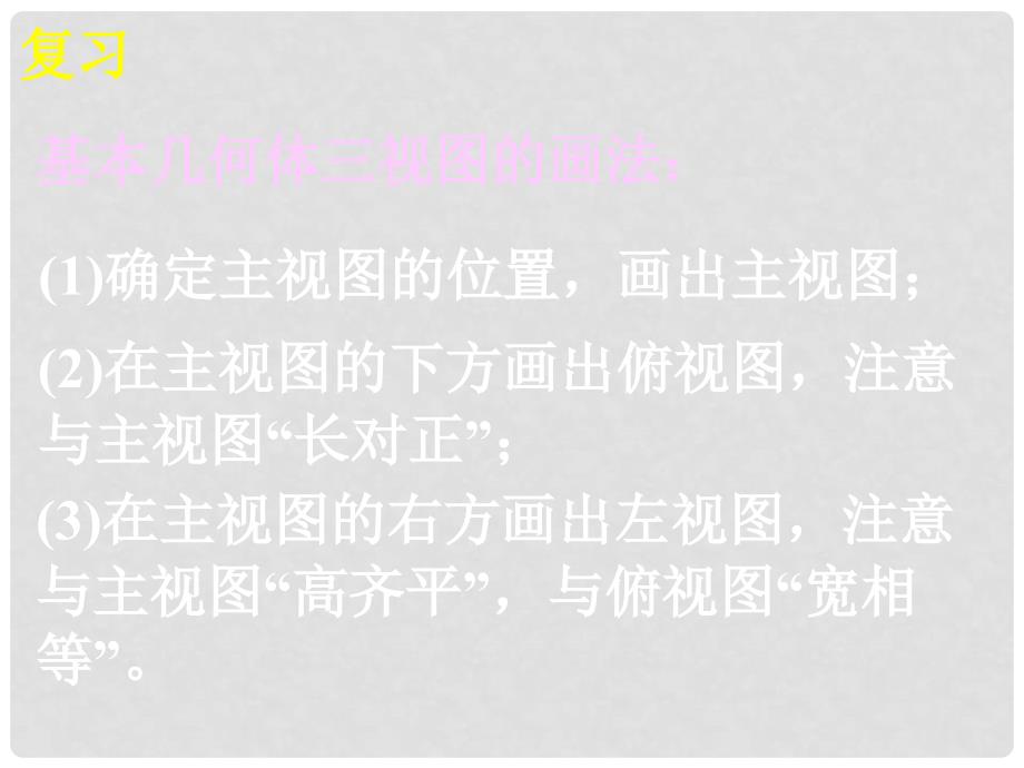 贵州省遵义市桐梓县九年级数学下册 29 投影与视图 29.2 三视图 第2课时 组合几何体的三视图课件 （新版）新人教版_第3页