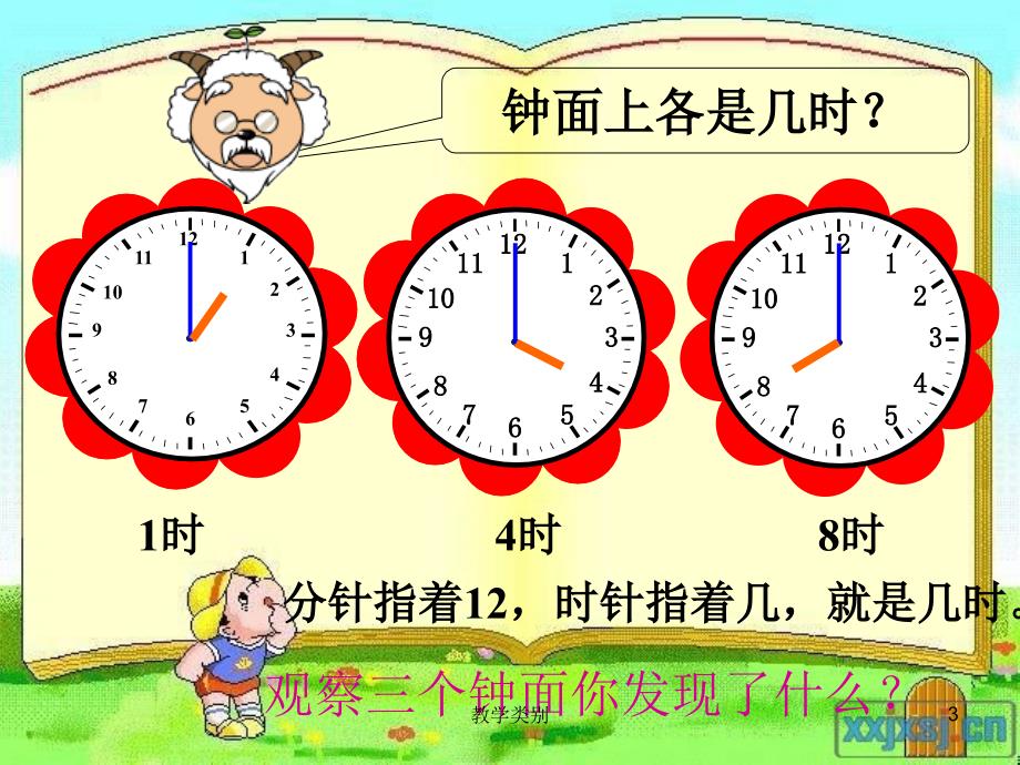 大约几时一年级数学认识时间优选课资_第3页