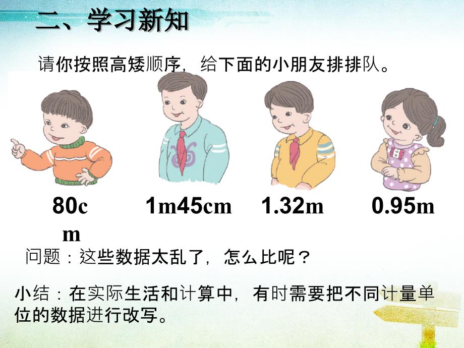 人教版四年级下册小数与单位换算_第4页