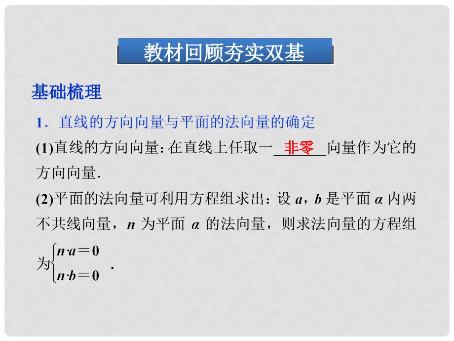 高考数学一轮复习 7.7立体几何中的向量方法课件 理 新人教A版_第4页