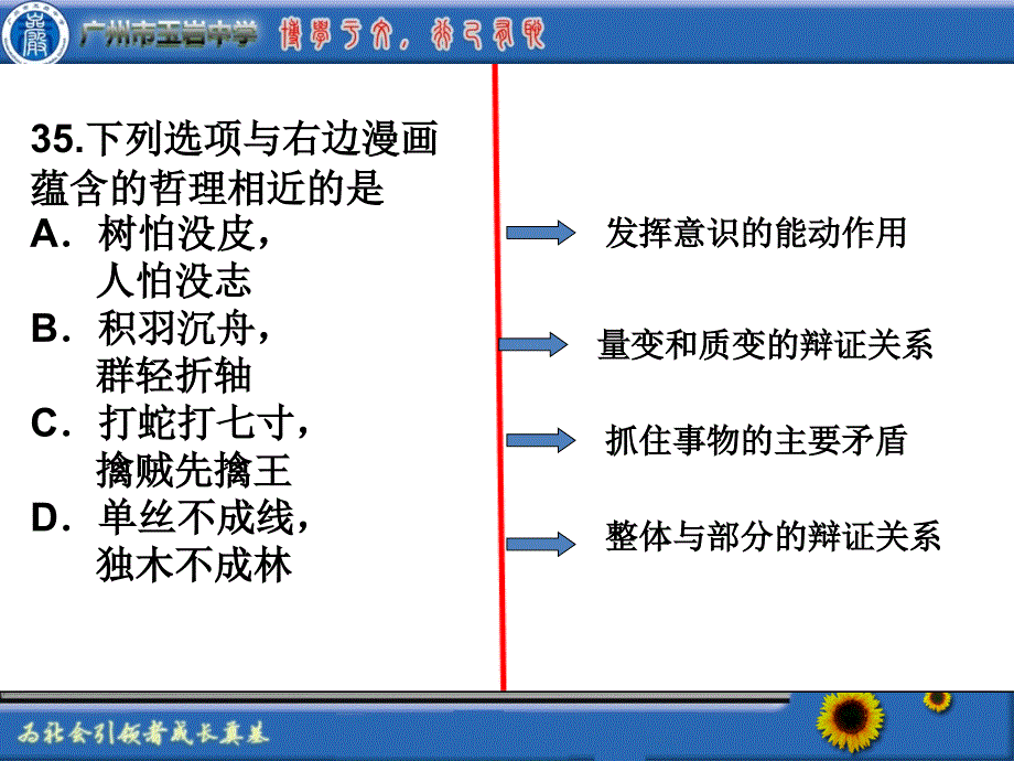 广州市一模试卷讲评_第4页