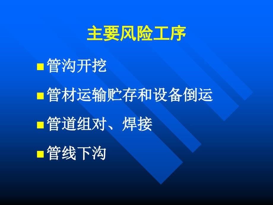 管道施工HSE主要风险识别及预防措施_第5页