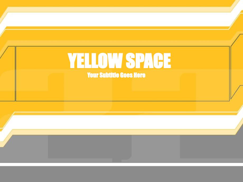 最新精美PPT模板yellowspace_第1页