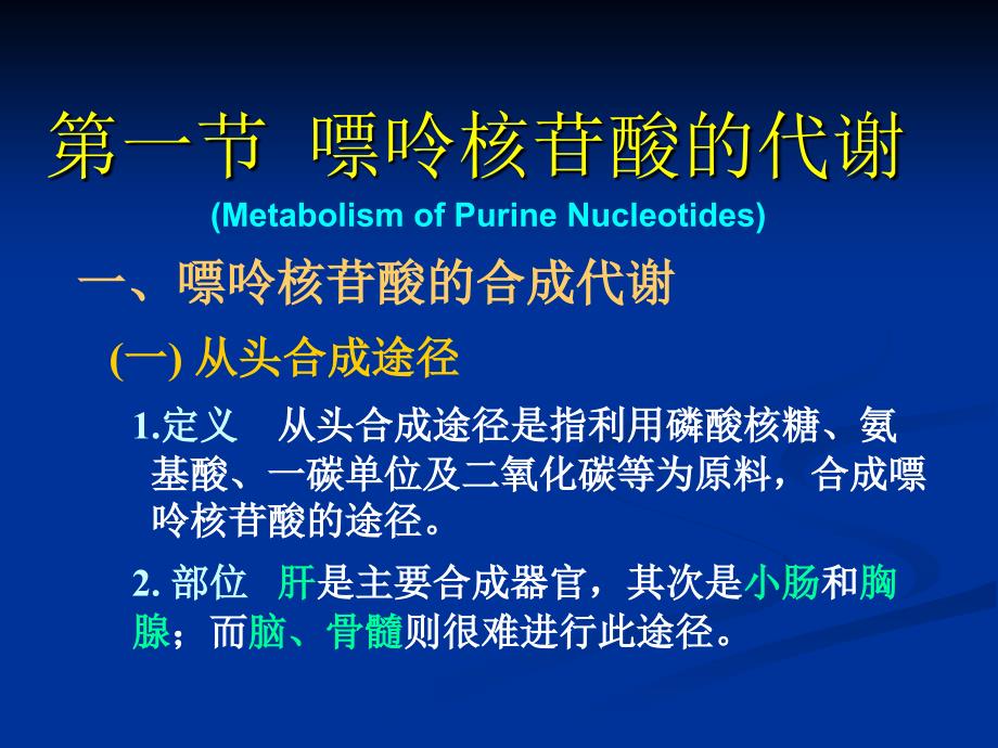 10第十章核苷酸代谢_第3页