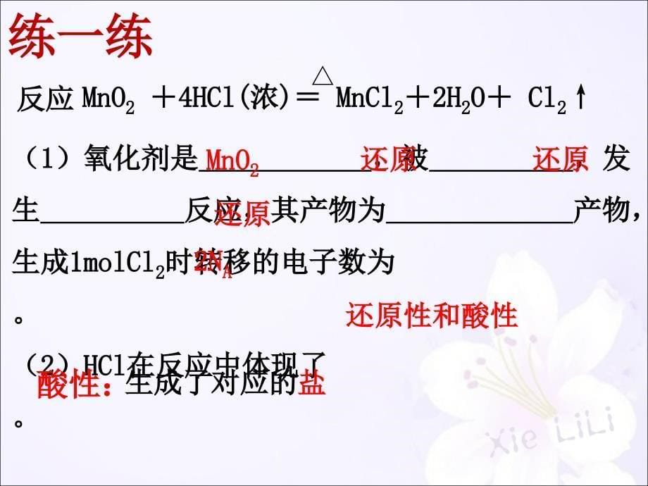 江西省赣州市于都二中2014届高考化学第一轮专题复习课件：氧化还原反应（43.ppt）_第5页