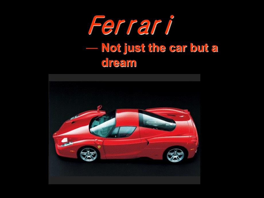 【Ferrari】法拉利介绍幻灯片_第1页