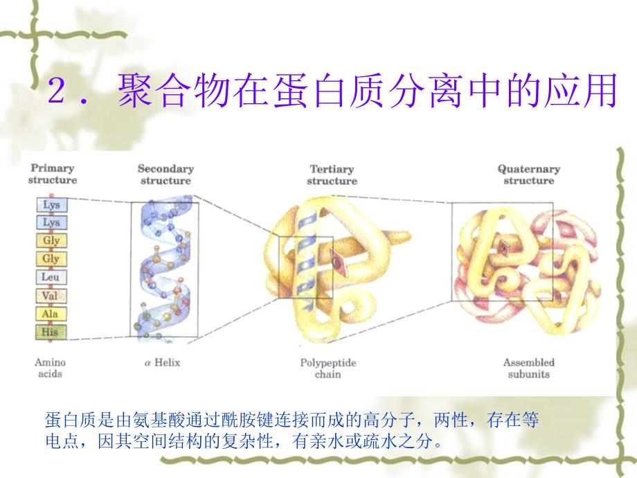 科大高分子课件四聚合物在生物高分子分离中的应用1_第1页