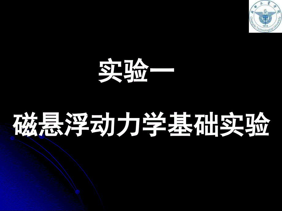 磁悬浮动力学实验X_第1页