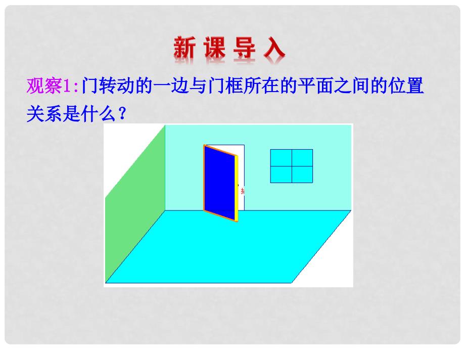 高中数学 第1章 5.1 平行关系的判定优质课件 北师大版必修2_第3页