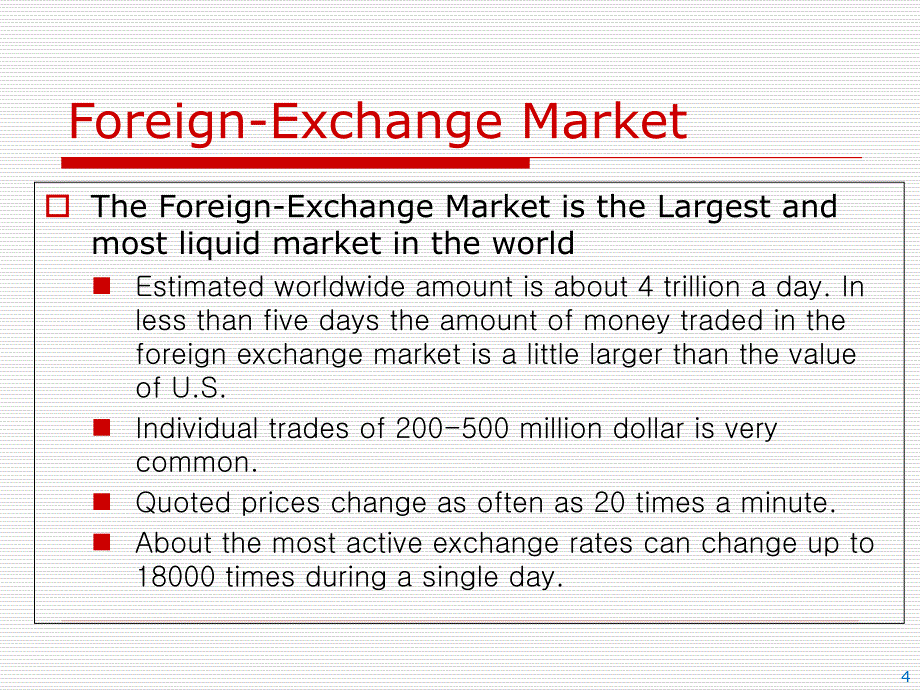 国际金融学课件：Chapter 2 Foreign Exchange_第4页