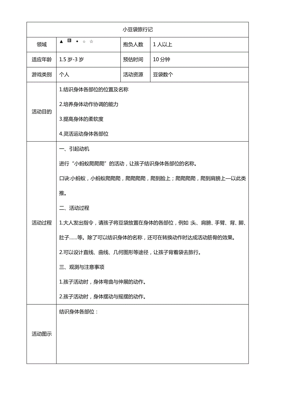 红黄蓝幼儿活动方案表零到三岁_第3页