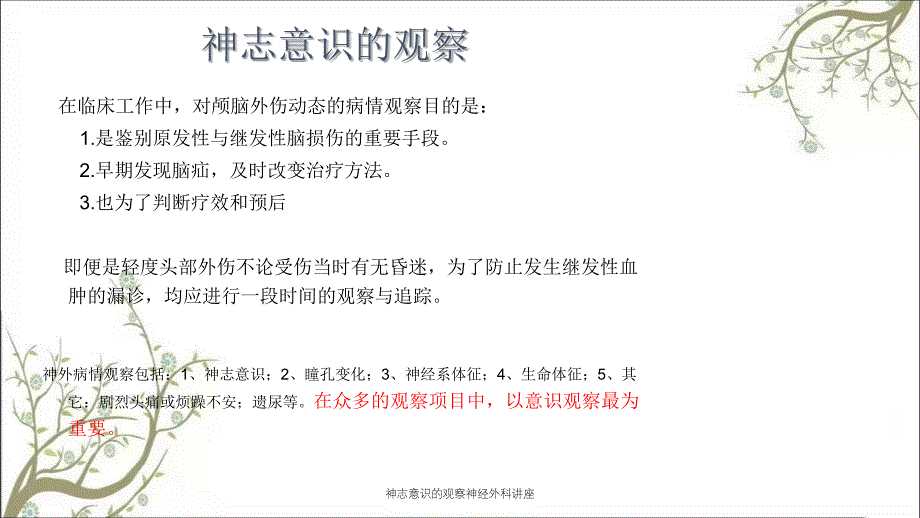 神志意识的观察神经外科讲座_第2页