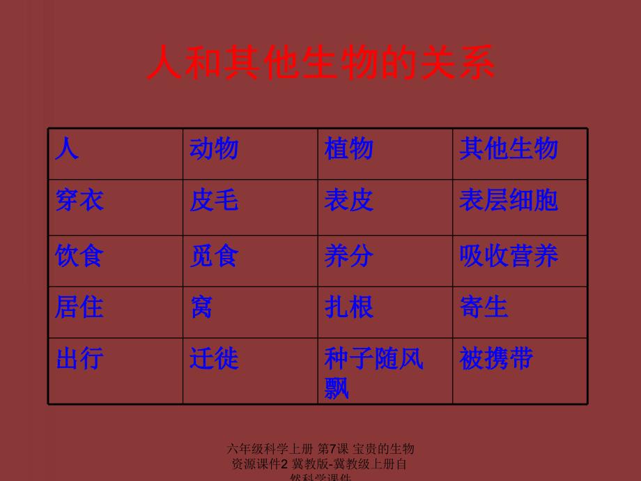 最新六年级科学上册第7课宝贵的生物资源课件2冀教版冀教级上册自然科学课件_第3页