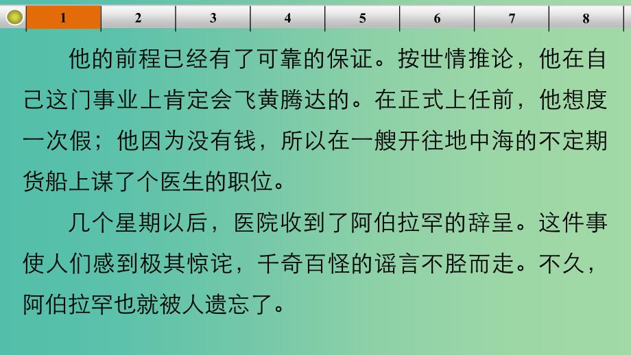 高考语文大一轮总复习 小说阅读 考点综合提升练　外国小说课件 新人教版.ppt_第3页